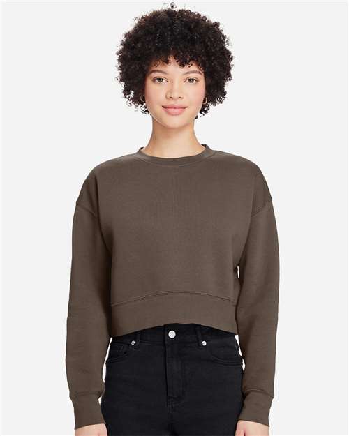 Women's Relaxed Cropped Crewneck Sweatshirt