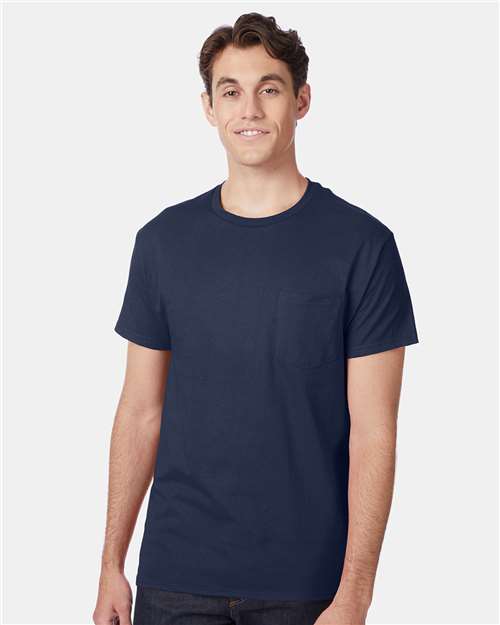 Hanes Unisex Authentic Pocket T-Shirt