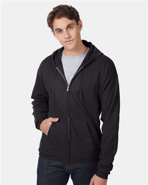 Hanes Unisex EcoSmart® Full-Zip Hooded Sweatshirt