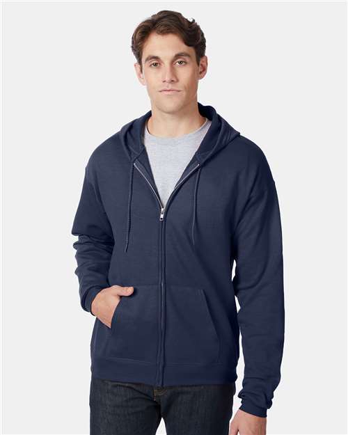 Unisex EcoSmart® Full-Zip Hooded Sweatshirt
