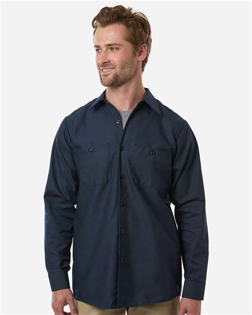 Red Kap Men's Industrial Long Sleeve Work Shirt