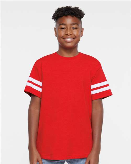 Live & Tell by LAT Youth Football Fine Jersey Tee