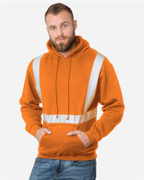 Bayside Unisex USA-Made Hi-Visibility Hooded Sweatshirt —