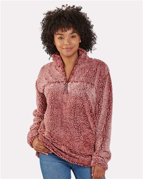 Boxercraft Unisex Sherpa Fleece Quarter-Zip Pullover