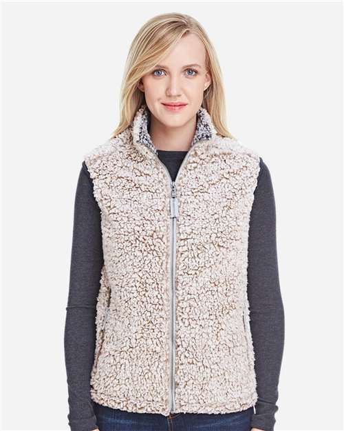 J. America Women’s Epic Sherpa Full-Zip Vest