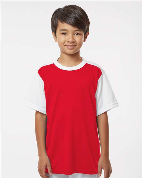 Alleson Athletic Youth Crewneck Pullover Baseball Jersey