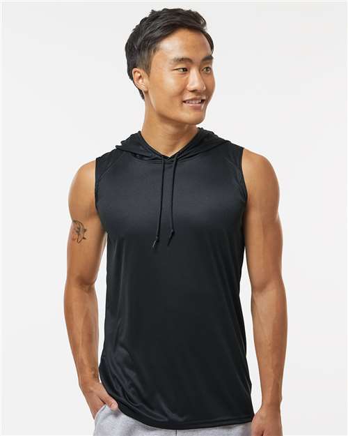 Badger Men's B-Core Hooded Sleeveless T-Shirt