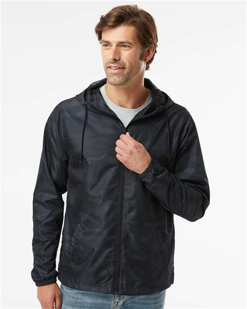 Men's Lightweight Windbreaker Full-Zip Jacket