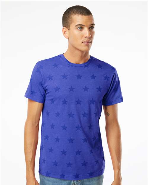 Code Five Unisex Star Print Tee