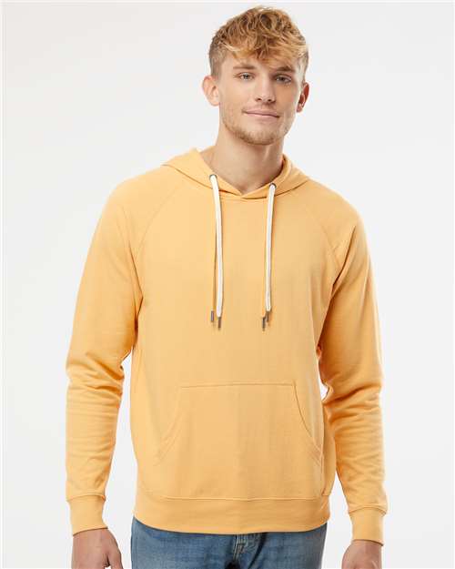 Unisex Icon Lightweight Loopback Terry Hooded Sweatshirt