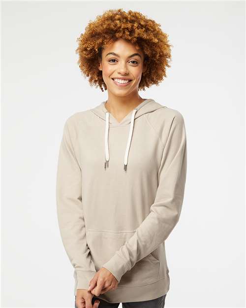 Unisex Icon Lightweight Loopback Terry Hooded Sweatshirt