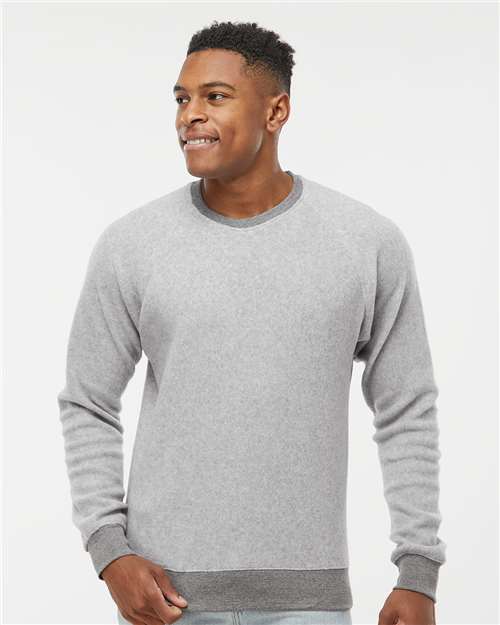 J. America Unisex Flip Side Fleece Crewneck Sweatshirt