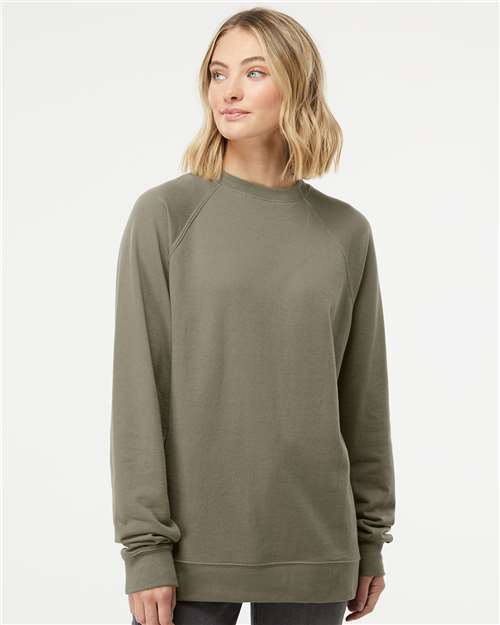 Unisex Icon Lightweight Loopback Terry Crewneck Sweatshirt