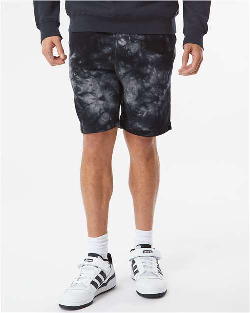 Independent Trading Co. Unisex Tie-Dyed Fleece Shorts