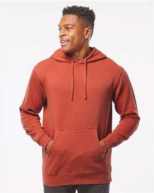 Unisex Midweight Pigment-Dyed Hooded Sweatshirt