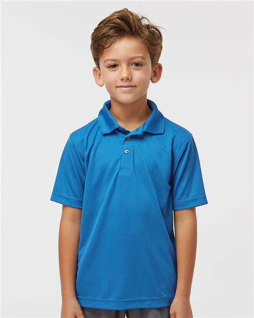 Youth Saratoga Performance Mini Mesh Polo