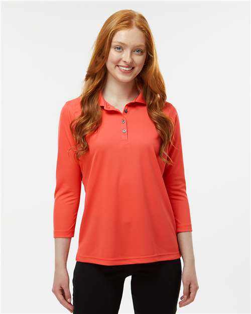 Women's Lady Palm Three-Quarter Sleeve Polo