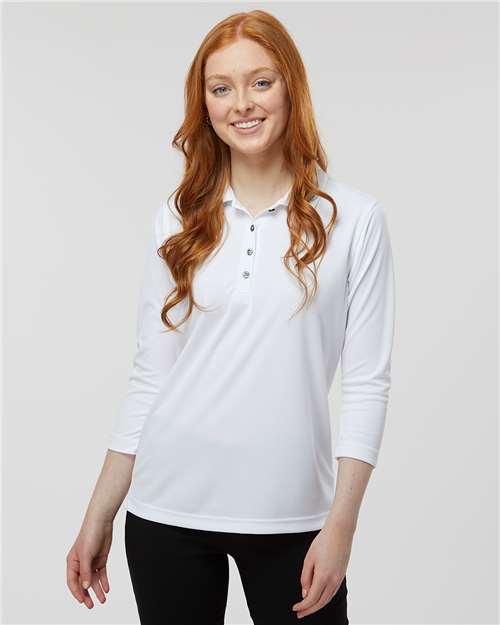 Women's Lady Palm Three-Quarter Sleeve Polo