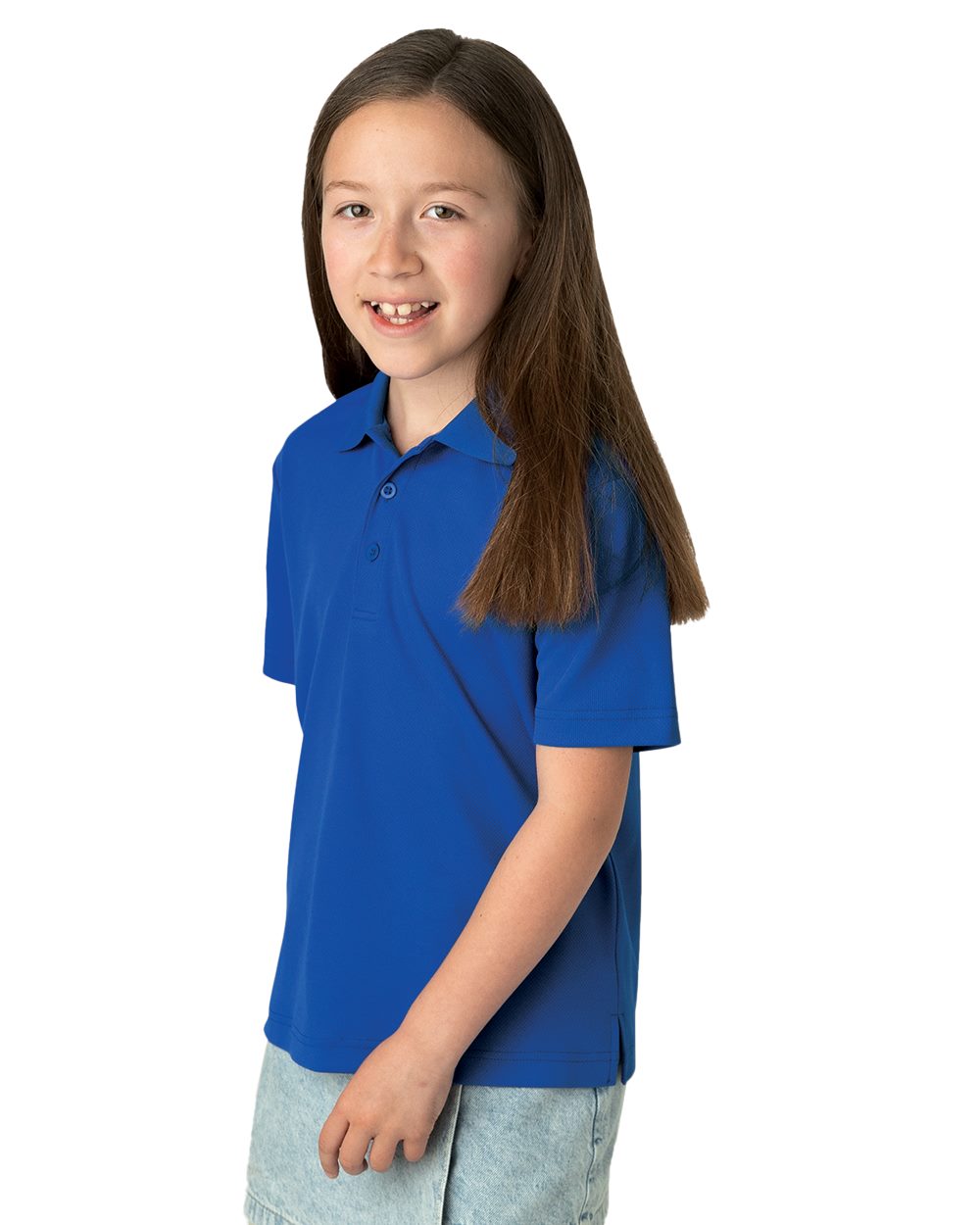 Paragon Youth Marco Performance Polo — White
