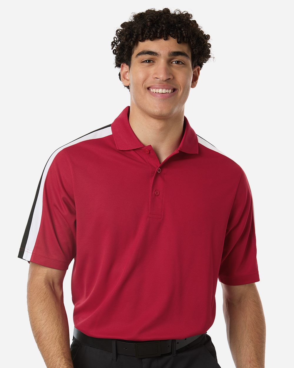 Men's Nova Colorblock Performance Pique Polo