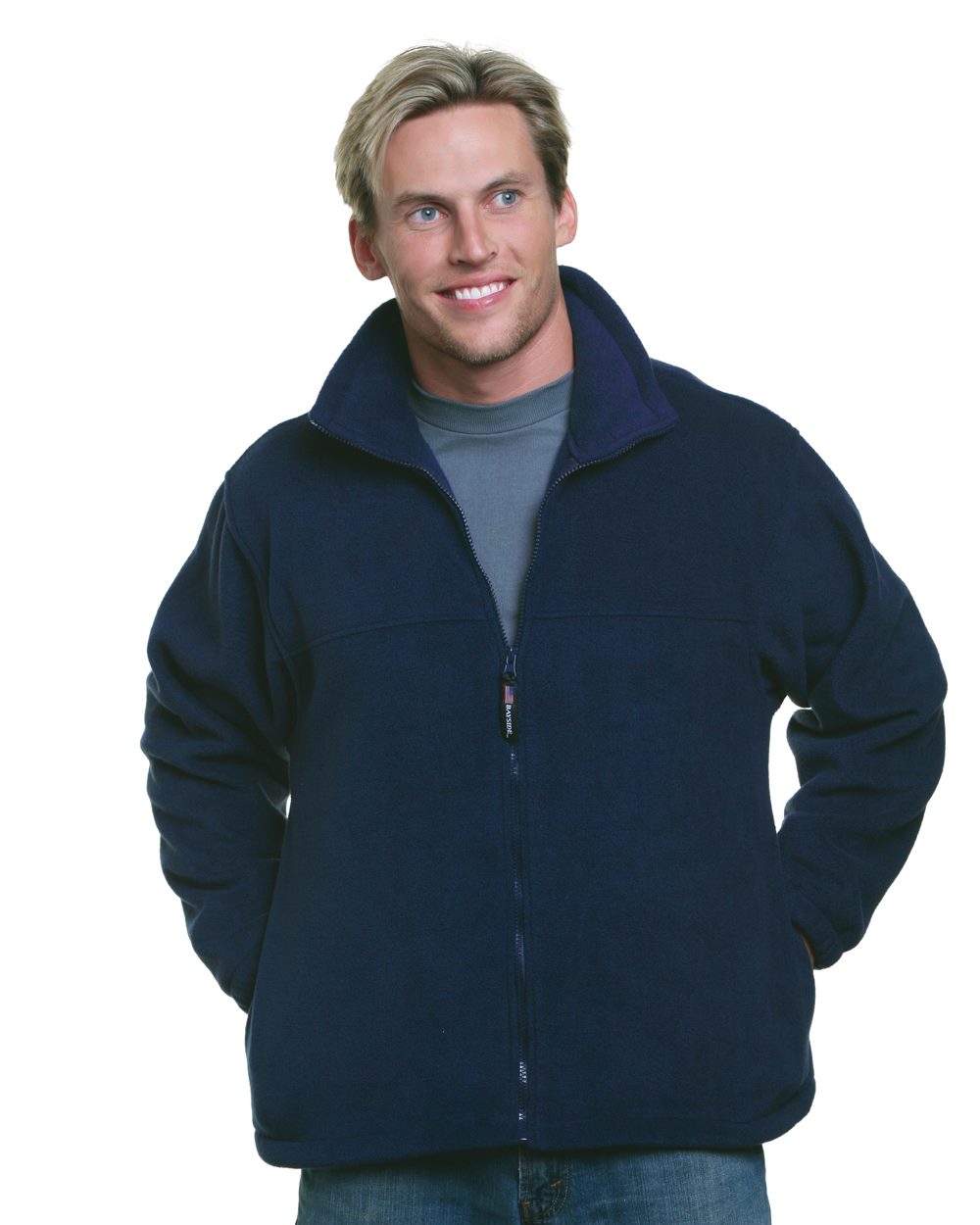 Unisex USA-Made Full-Zip Fleece Jacket