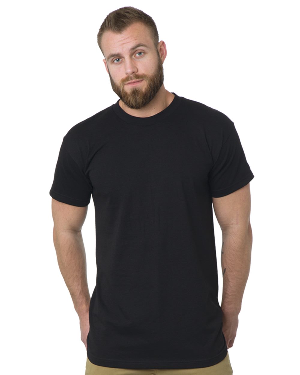 Bayside Unisex Tall USA-Made T-Shirt — Dark Ash