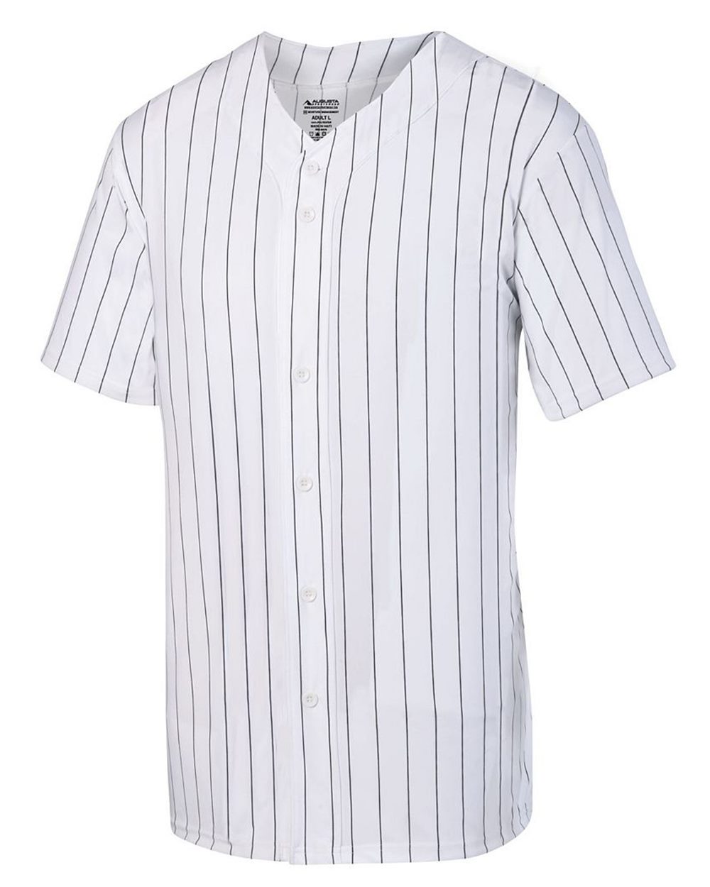 Augusta Sportswear Unisex Pinstripe Full Button Baseball Jersey