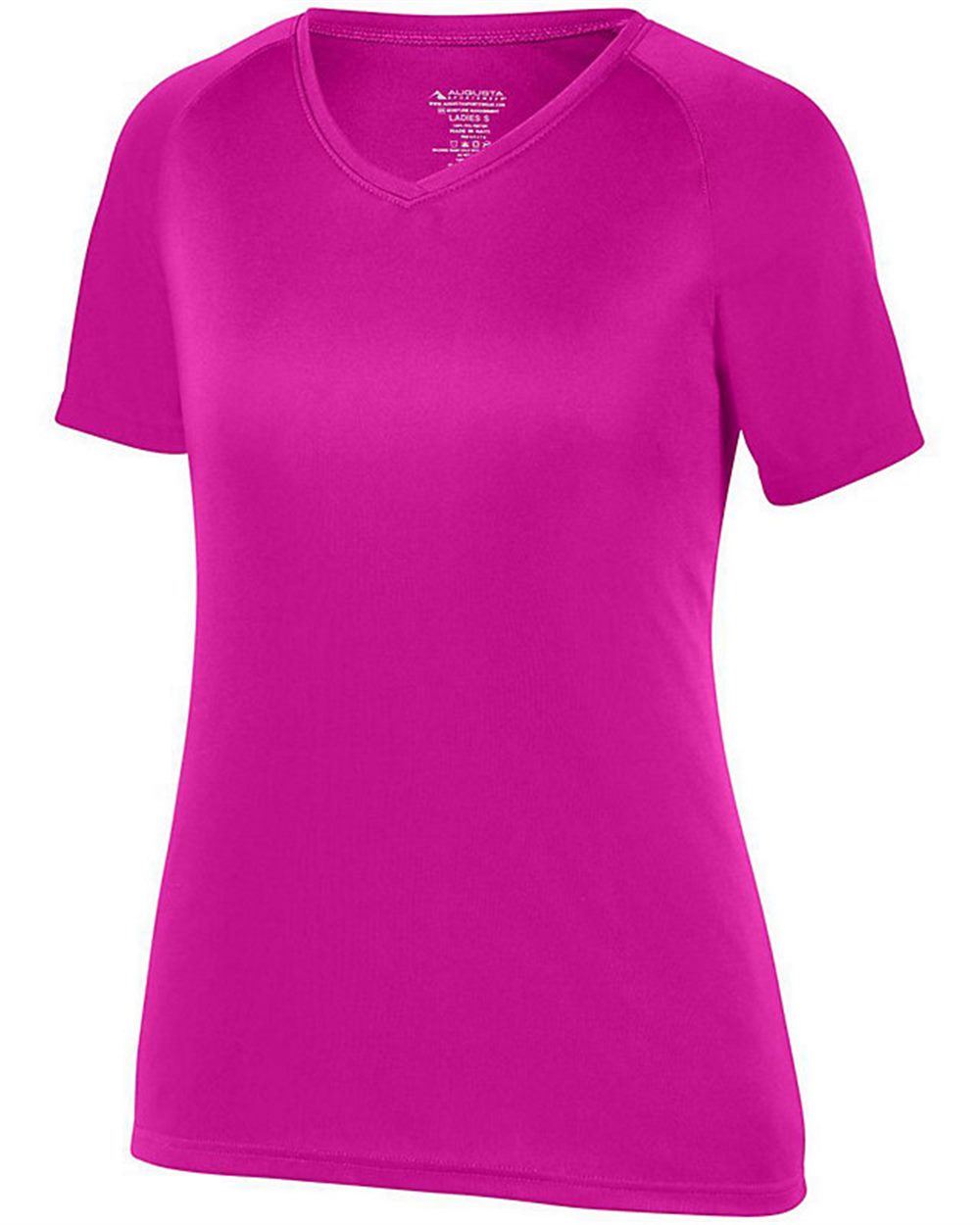 Augusta Sportswear Girls' Attain Wicking V-Neck T-Shirt —