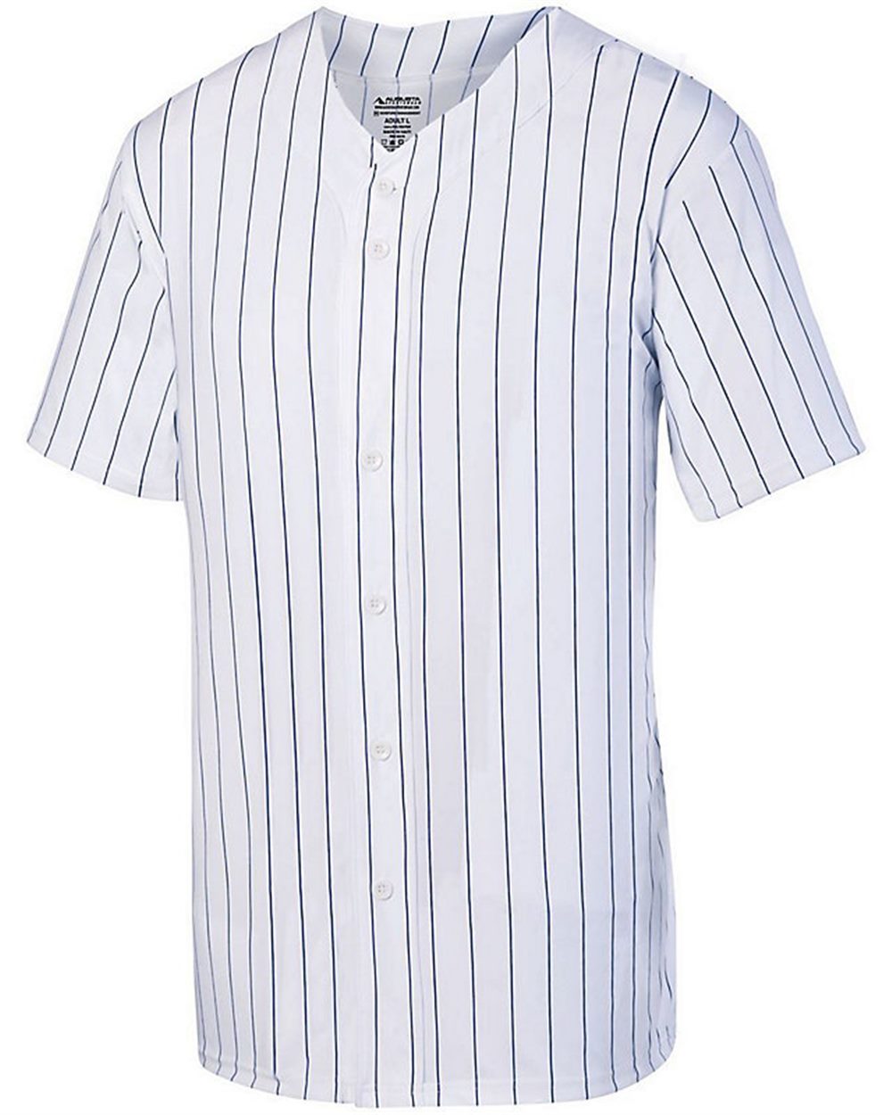 Augusta Sportswear Youth Pinstripe Full Button Baseball Jersey